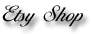 Etsy Shop